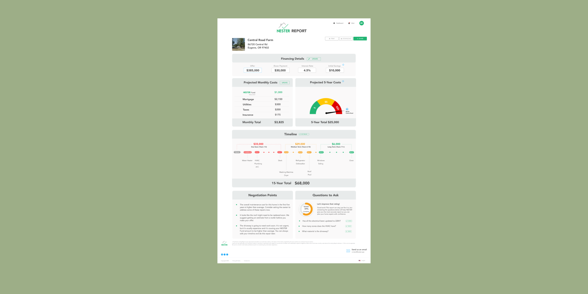Nester.app marketing site